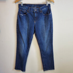 MOTT & BOW Ridge Slim Boyfriend Jeans 28" Ankle Skinny Stretch Blue Women's 28